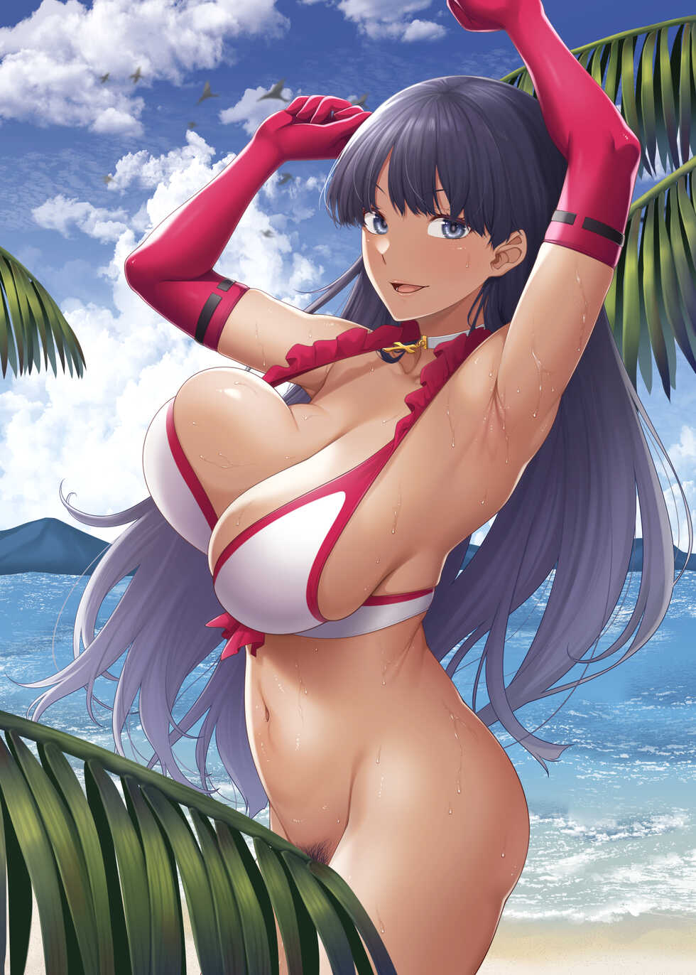 [Ao Banana] Martha fingering and squirting outdoors (textless) - Page 29