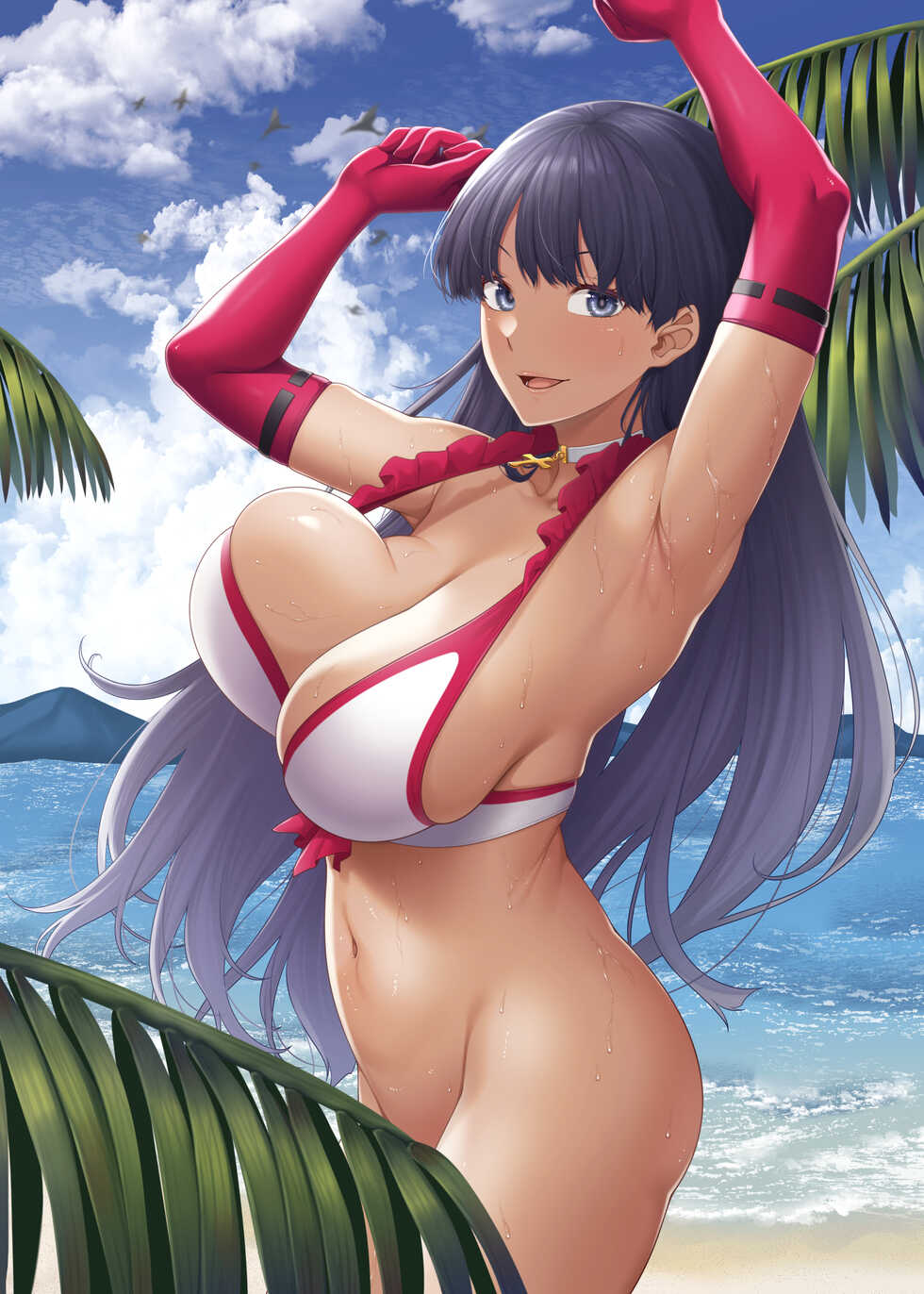 [Ao Banana] Martha fingering and squirting outdoors (textless) - Page 36