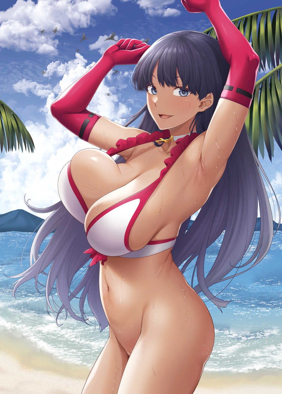 [Ao Banana] Martha fingering and squirting outdoors (textless) - Page 37