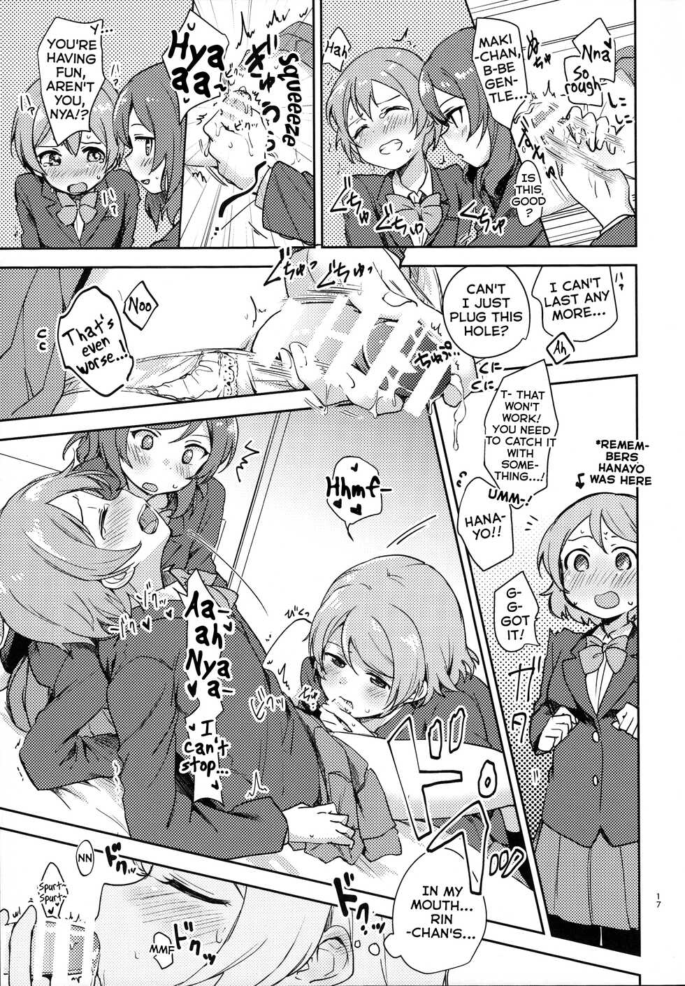 (C93) [Kurocan (Itsuki Kuro)] Rin no Mondai Kaiketsuchuu! (Love Live!) [English] [nemuiTL] - Page 15