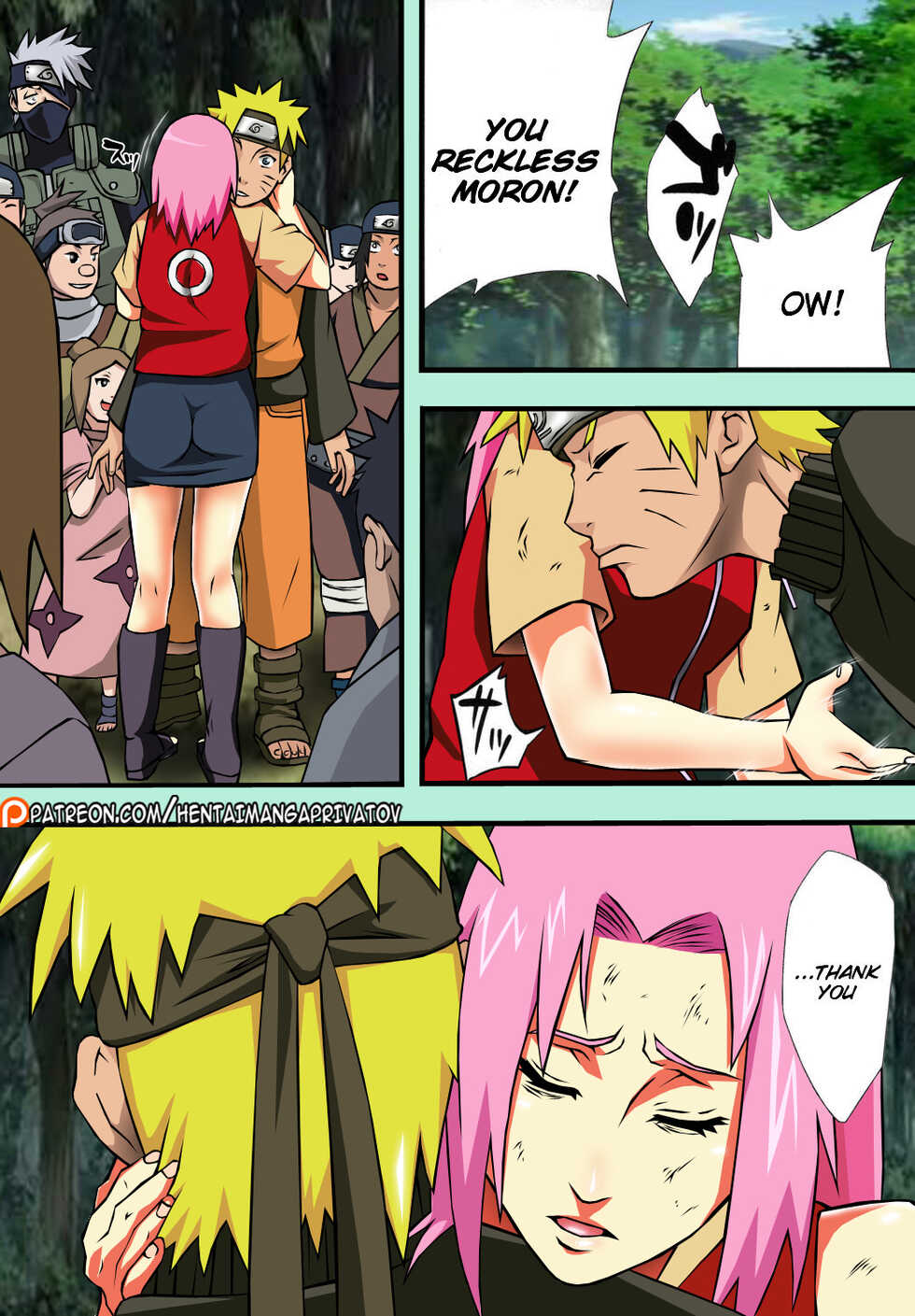 (C80) [Karakishi Youhei-dan Shinga (Sahara Wataru)] Saboten Campus (Naruto) [English] {doujin-moe.us} [Privatov] [Colorized] - Page 3