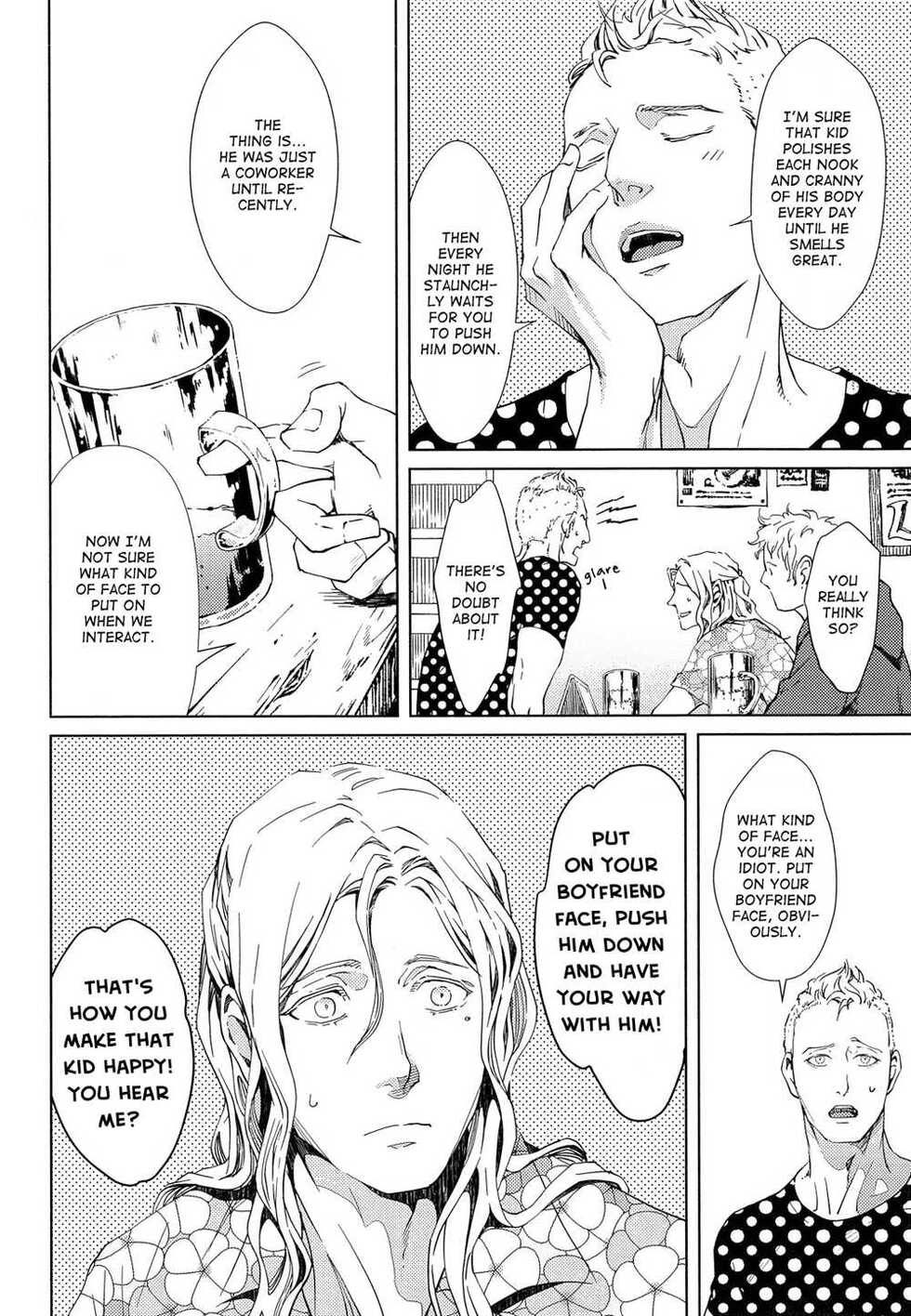 [Zariya Ranmaru] Nemuri Otoko to Koi Otoko (Mesu Ochi BL) [English] {Exiled Rebels Scans} - Page 15