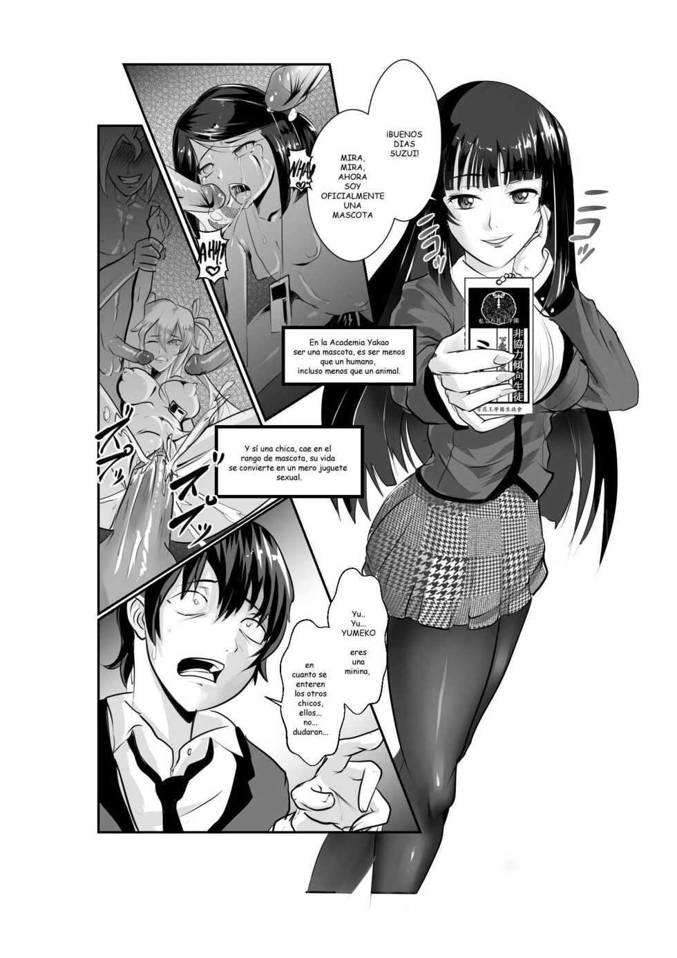 [Hell Candyman] Becoming a Pet Cap 1 - My Kitty Yumeko (Espanish) - Page 3