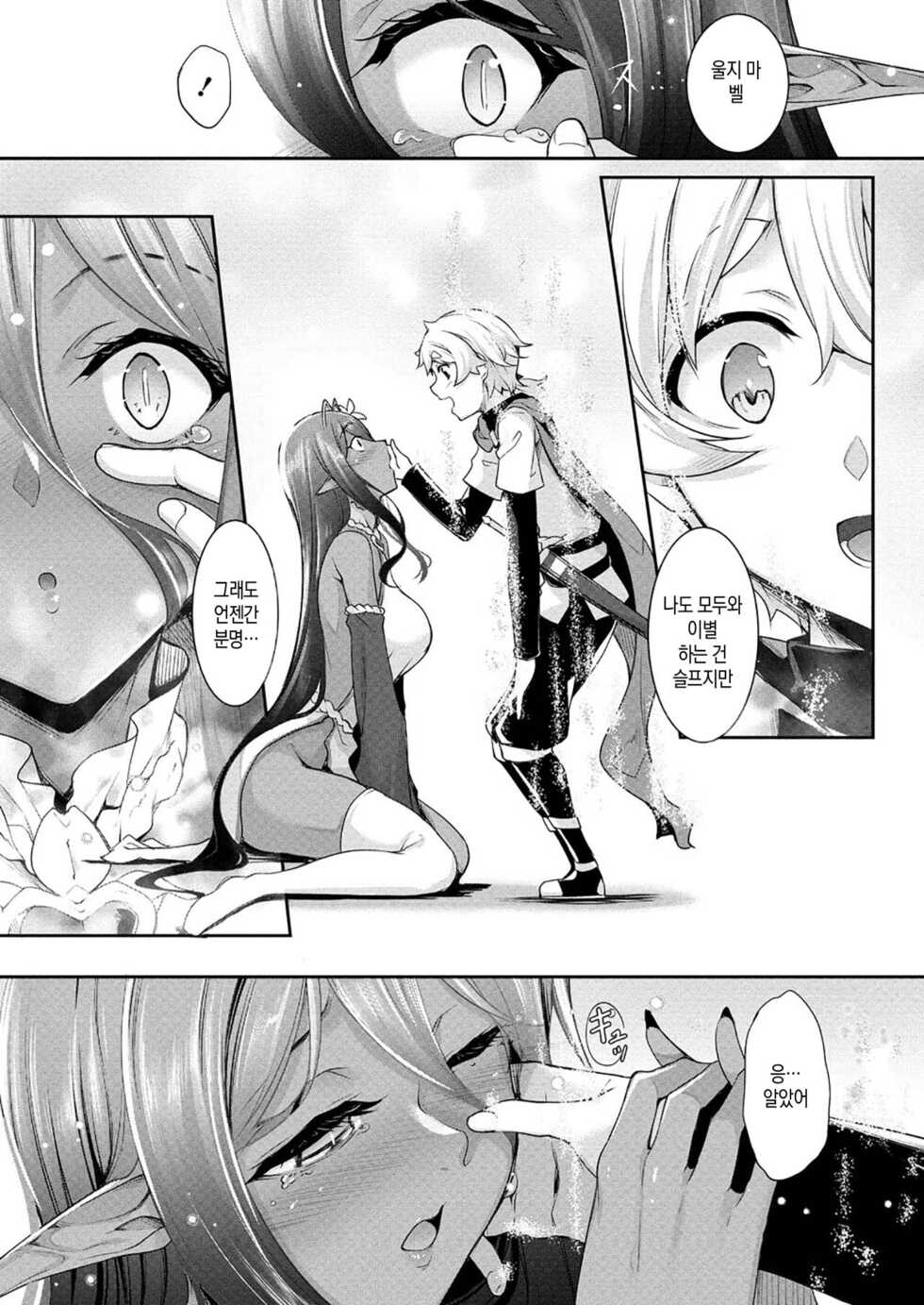[In The Sky (Nakano Sora)] Chotto dake Ai ga Omoi Dark Elf ga Isekai kara Oikakete Kita 3 | 조금 사랑이 과한 다크엘프가 이세계에서 쫓아왔다3 [Korean] [팀 마스터] [Digital] - Page 39