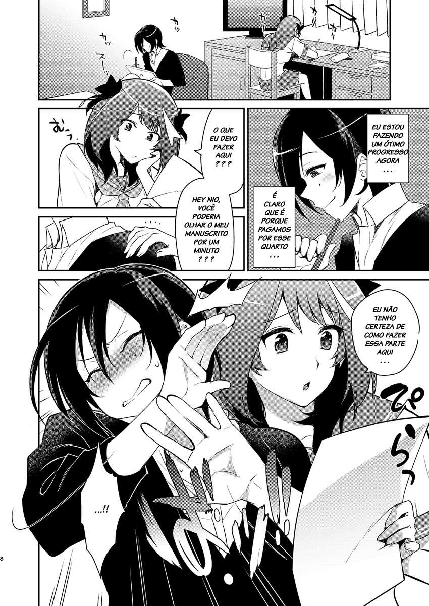 [Kitsune (Tachikawa Negoro)] Otokonoko Sakka ga Genkou Gasshuku o Kaisai Shitara! (Kantai Collection -KanColle-) [Portuguese-BR] [Digital] - Page 7