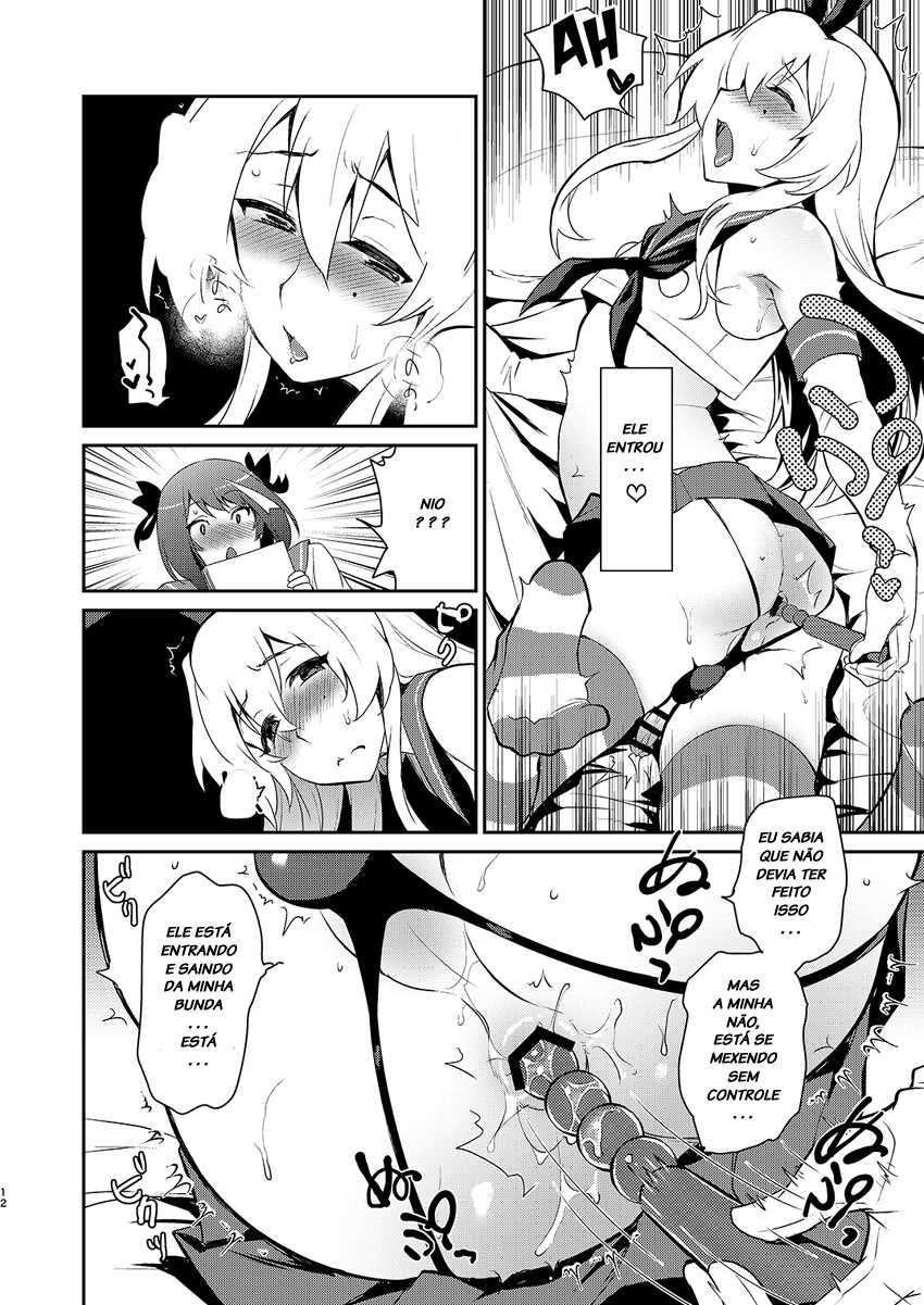 [Kitsune (Tachikawa Negoro)] Otokonoko Sakka ga Genkou Gasshuku o Kaisai Shitara! (Kantai Collection -KanColle-) [Portuguese-BR] [Digital] - Page 11