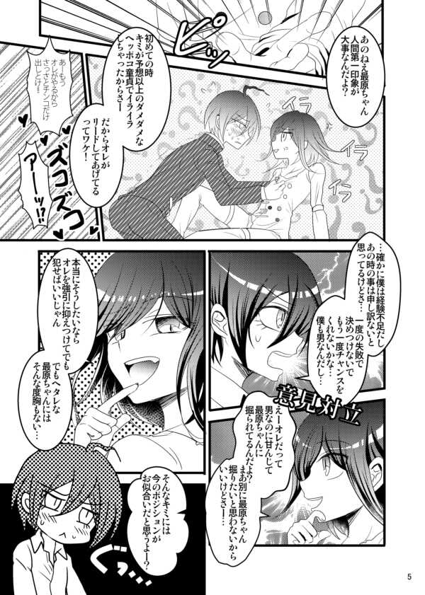 [Poison Caramel (Hasuhiko)] Otoko no Roman ga Tomaranai!! (New Danganronpa V3) [Digital] - Page 5
