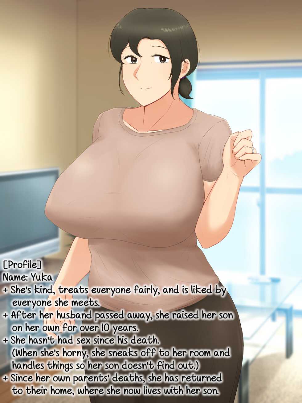 [Nureshidare] Itsumo yasashii bakunyuu kaasan ni honki de koi shita boku ga boshi rabuhamesekkusu o tassei suru made | I Fell Madly in Love with My Kind, Big-Boobed Mom, and Ultimately Achieved Lovey-Dovey Mom-Son Sex [English] [incogna777] - Page 2