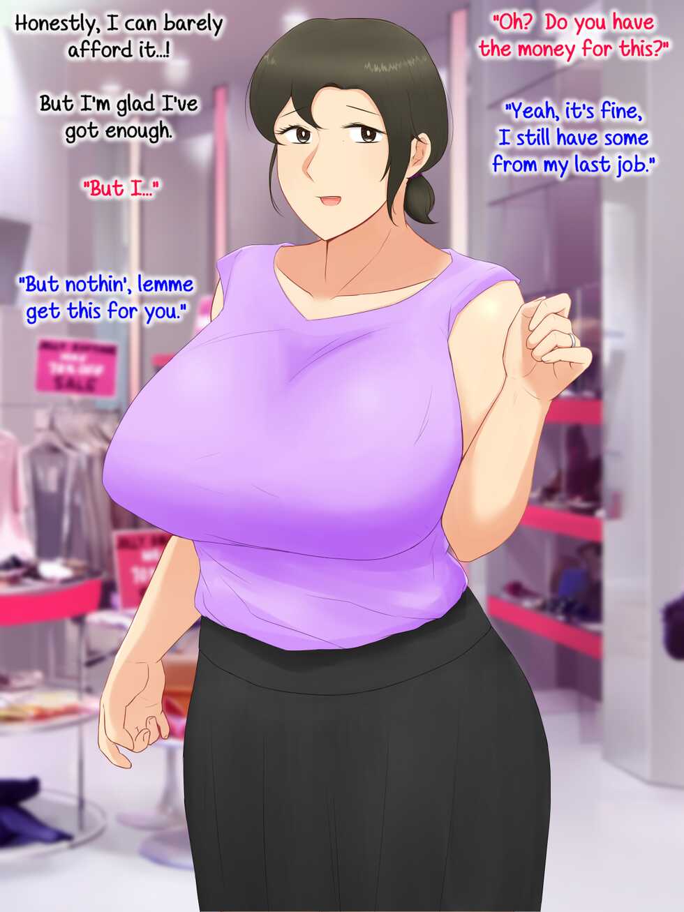 [Nureshidare] Itsumo yasashii bakunyuu kaasan ni honki de koi shita boku ga boshi rabuhamesekkusu o tassei suru made | I Fell Madly in Love with My Kind, Big-Boobed Mom, and Ultimately Achieved Lovey-Dovey Mom-Son Sex [English] [incogna777] - Page 23