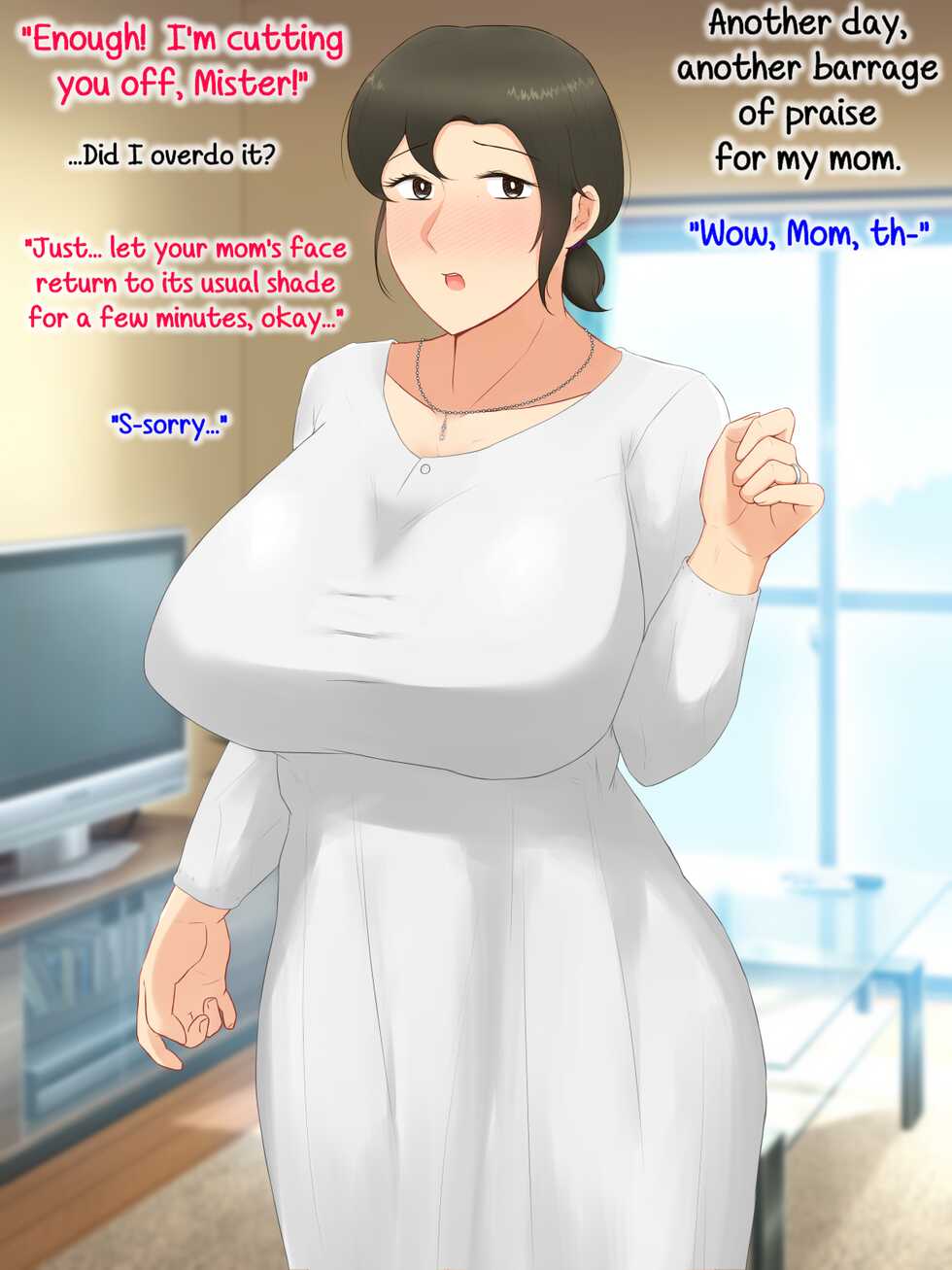 [Nureshidare] Itsumo yasashii bakunyuu kaasan ni honki de koi shita boku ga boshi rabuhamesekkusu o tassei suru made | I Fell Madly in Love with My Kind, Big-Boobed Mom, and Ultimately Achieved Lovey-Dovey Mom-Son Sex [English] [incogna777] - Page 31