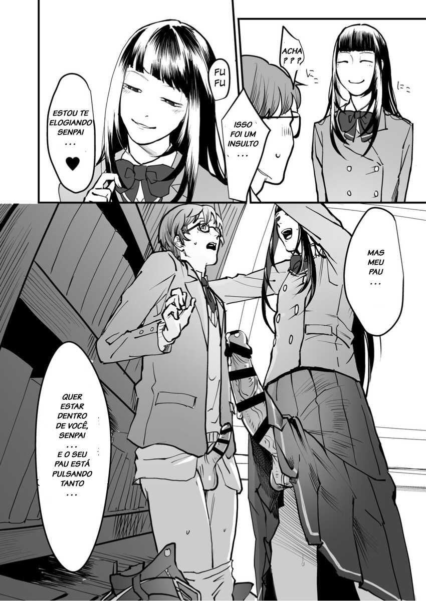 [Wadannoki (Dendoro Kakariya)] Boku wa Kouhai no Onahole [Portuguese-BR] [Digital] - Page 10