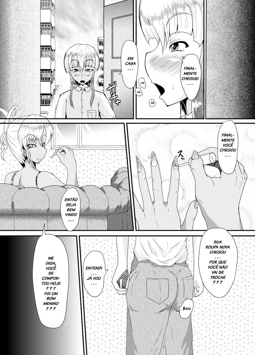 [Kurotoya (Kuroda Kuro)] Bitch Mama to Mesumusuko [Portuguese-BR] [Digital] - Page 3