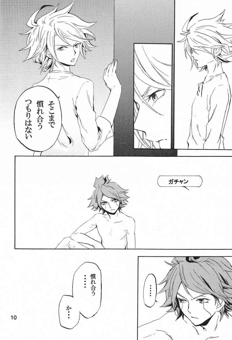 [Shallow Sleep (Shiina Yu)] ecstasy (Inazuma Eleven) - Page 9