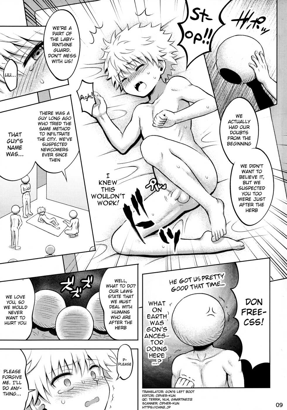 (Re:HUNTER) [Shounen Byoukan (Kanno Izuka)] Killua tai Moburion | Killua vs. Brion Mob (Hunter X Hunter) [English] {Chin²} - Page 8