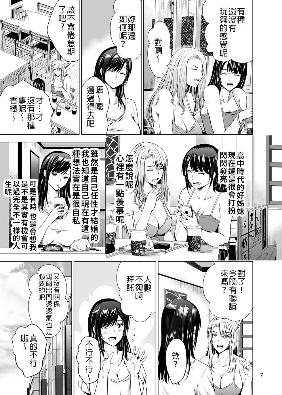 [Studio BIG-X (Arino Hiroshi)] Moto Gal Wakazuma ga Yarikon ni Sanka Shita Ken | 前太妹年輕人妻不小心參加了肉體聯誼記 [Chinese] [禁漫漢化組] [Digital] - Page 7