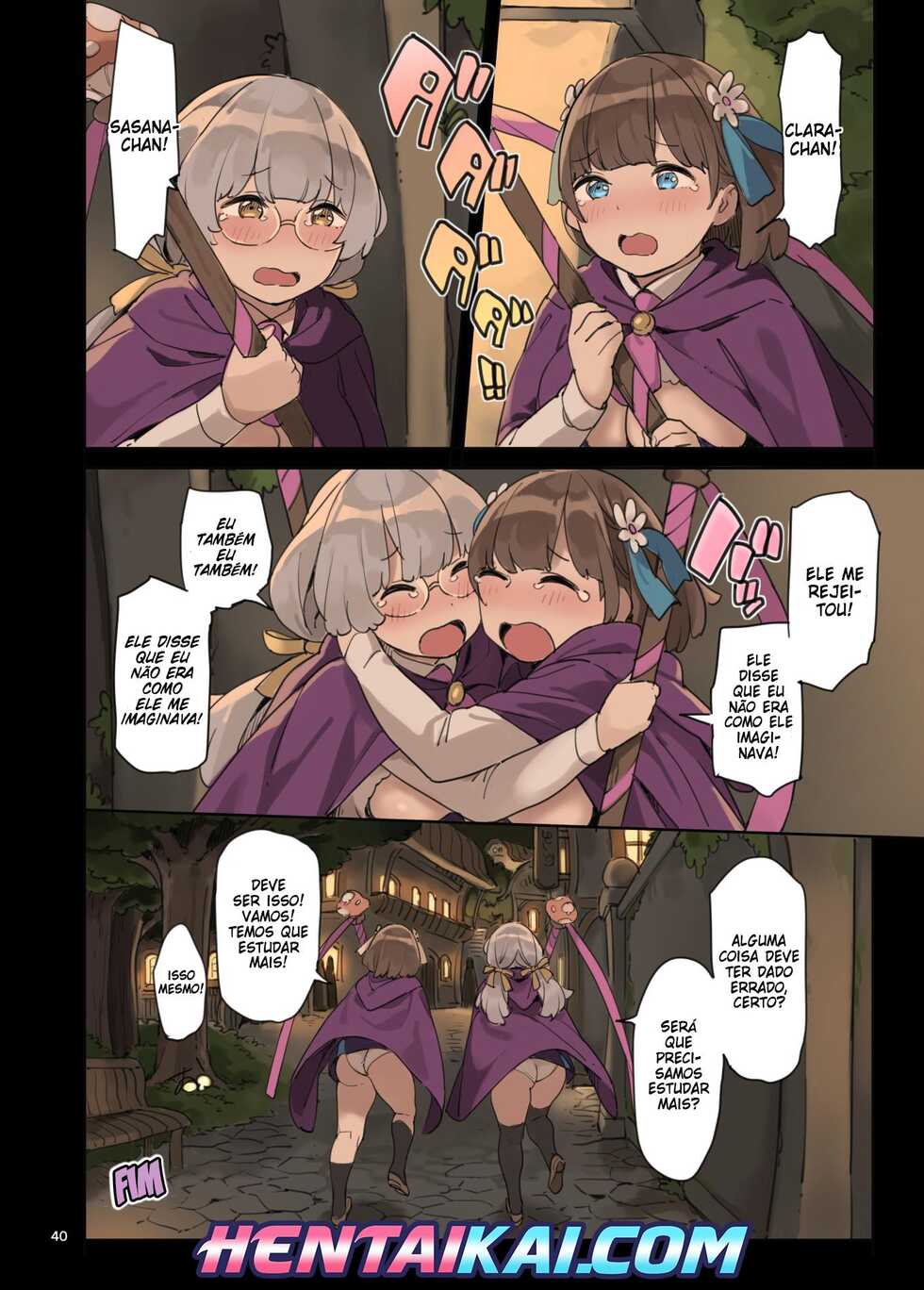 [Irotenya] Mahou de Ecchi no Obenkyou! | Estudando a arte do sexo com muita magia! [Portuguese-BR] - Page 40