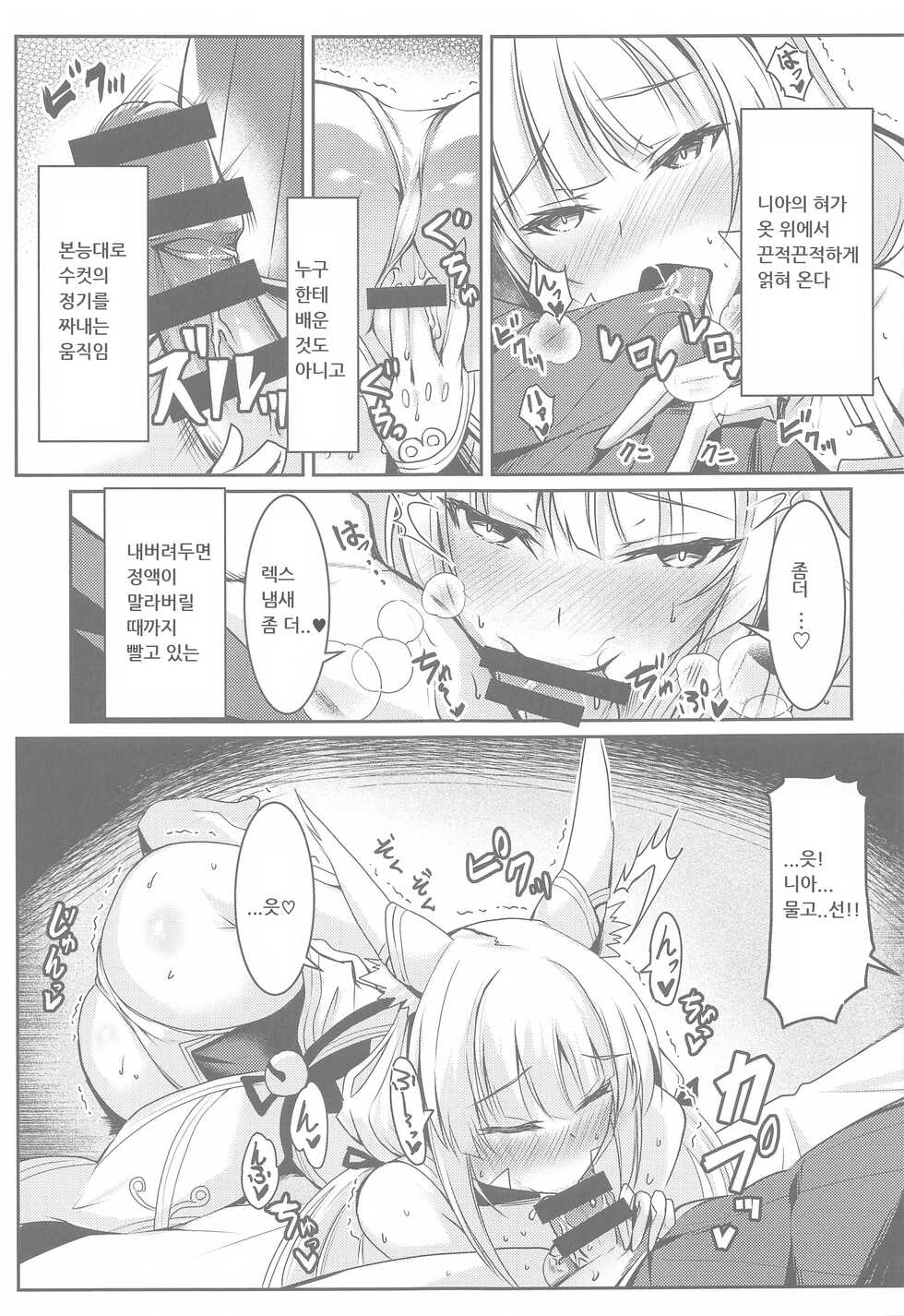 (COMIC1☆19) [Dorayakiya (Inoue Takuya)] Nia-chan no Ecchi Hon (Xenoblade Chronicles 2) [Korean] - Page 6