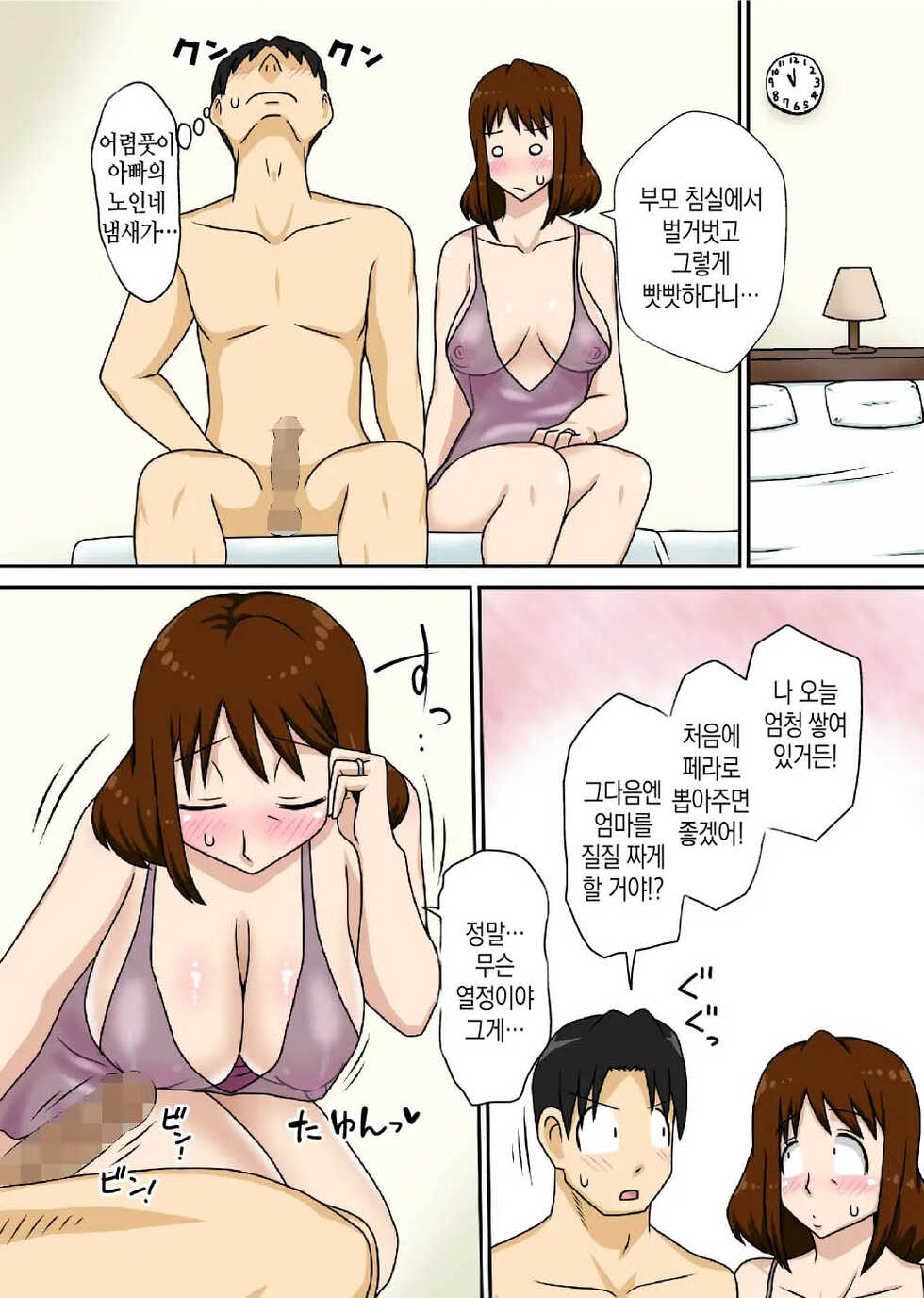 [Freehand Tamashii (DT Hone)] To Iu Wake de Kaa-san to Tadatada Itonamu [Korean] [팀 마스터] - Page 27