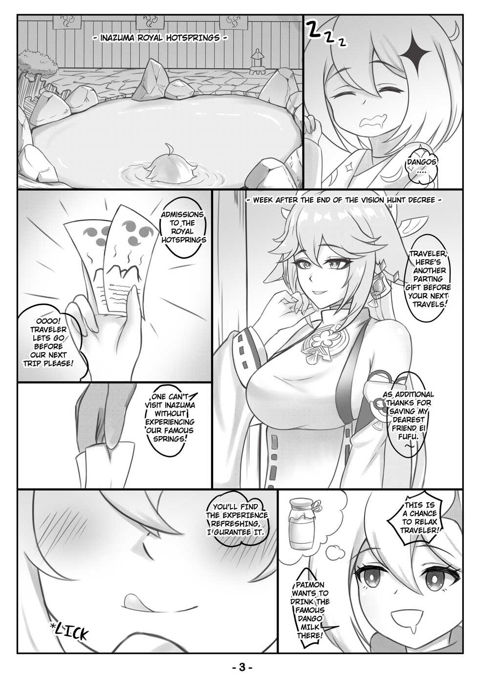 [BruLee] Alluring Kitsune Yae (Genshin Impact) [English] - Page 3