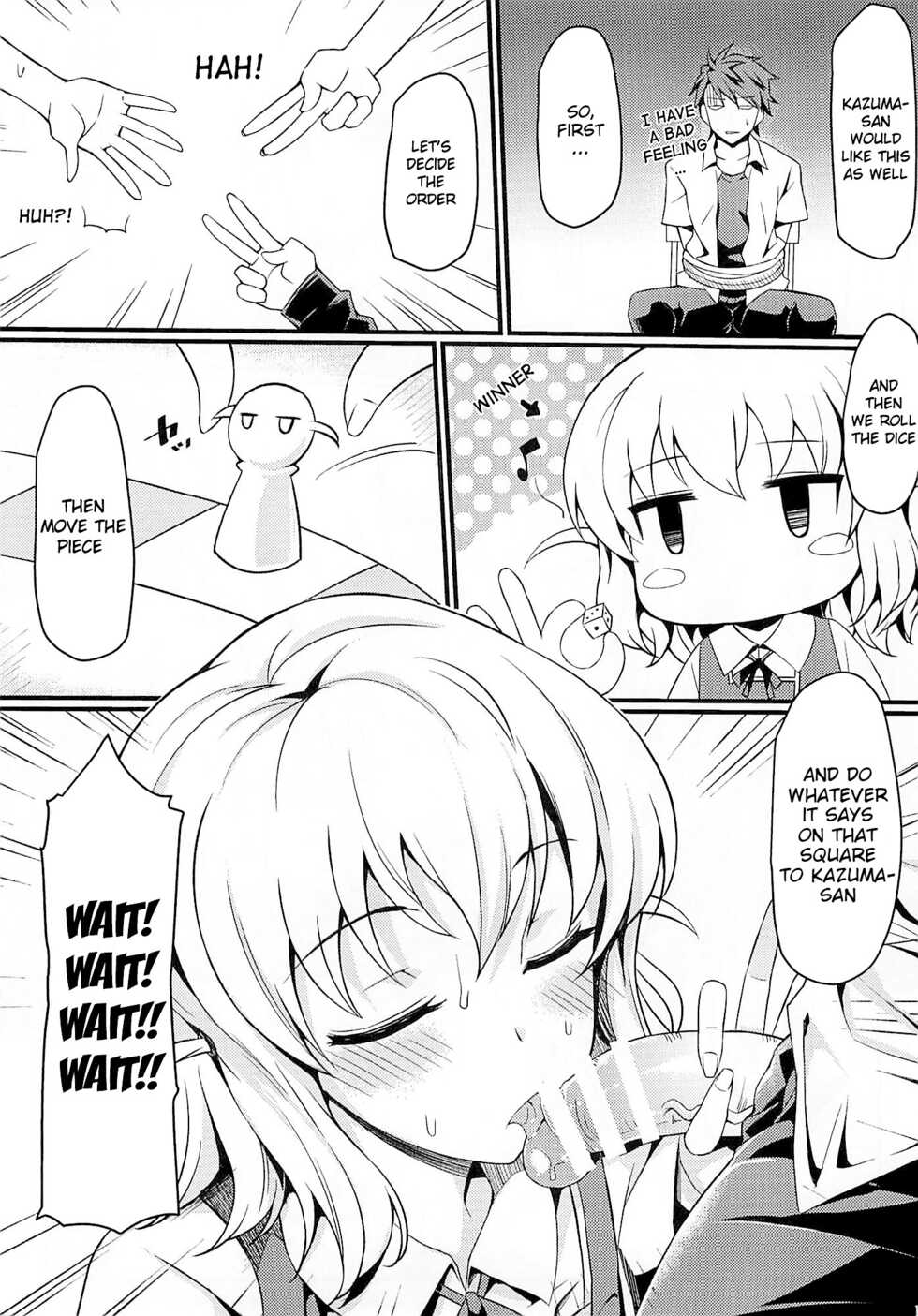 (C86) [Mugen Jirai (Mushi)] Super Taikan Ero Sugoroku Sakusen | Super Sensational Erotic Board Game Strategy (D-Frag!) [English] {doujin-moe.us} - Page 10