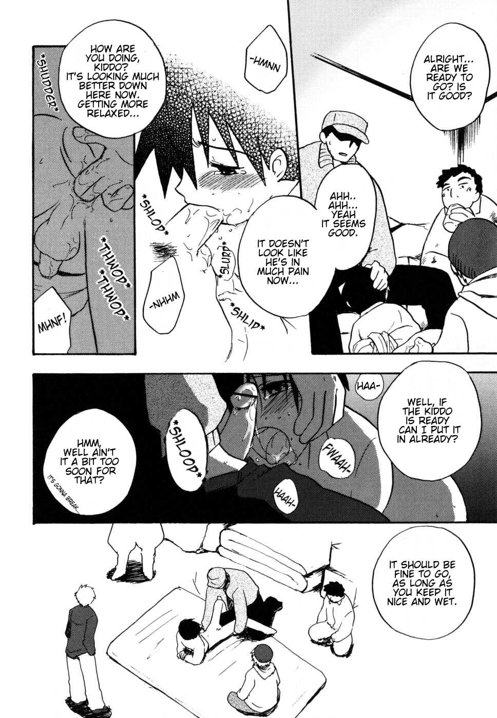[Kirigakure Takaya] Te no hira no ondo | By the Warmth of Someone's Palm (Koushoku Shounen no Susume 2) [English] [NewsMedia] - Page 8