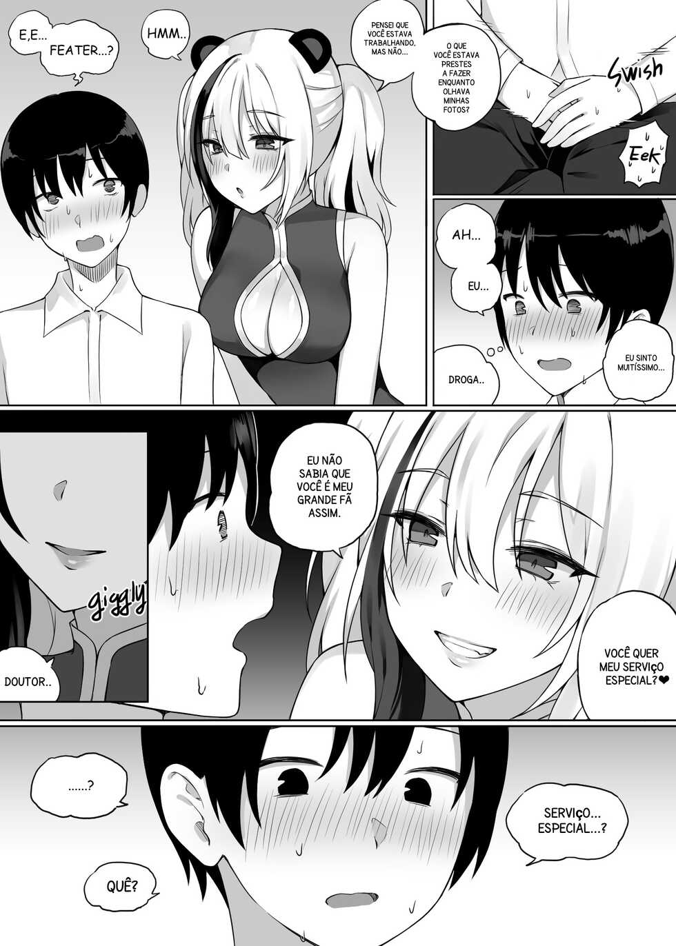 [CANAPE] FEater's fan service♥ [Portuguese-BR] [Decensored] - Page 6