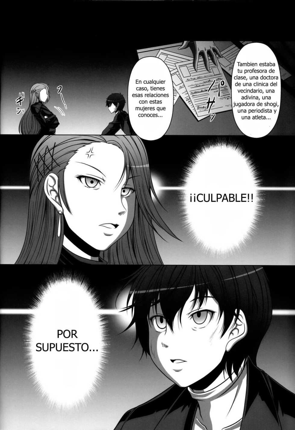 (C91) [AMAGI AN IRONWORKS (Ebisu)] HOBBY'S BLOCK!! 24 Josei Chara ga Default Ero Sugiru Ken - Women's sexual appeal is too strong. (Persona 5) [Spanish] - Page 27