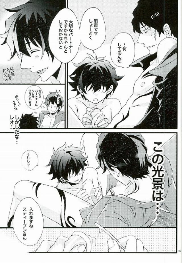 (Gentle Merman) [Teionyakedo (Secco)] Boys don't cry (Kekkai Sensen) - Page 7