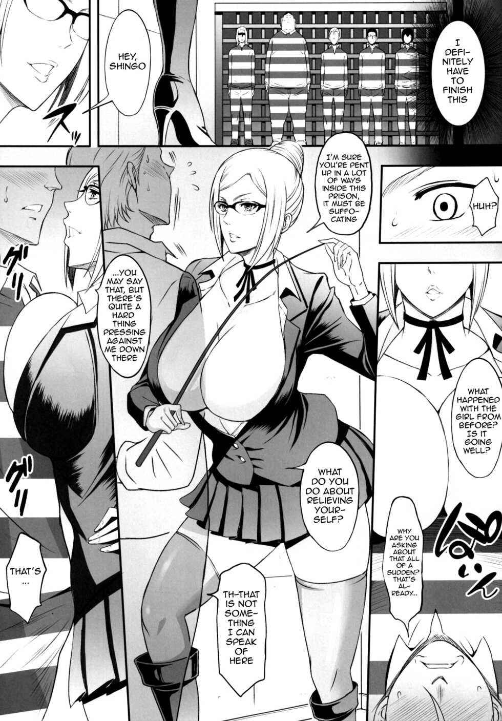 [Diogenes Club (Haikawa Hemlen)] Ingoku Gakuen | Hell School (Prison School) [English] {doujin-moe.us} [Digital] - Page 6