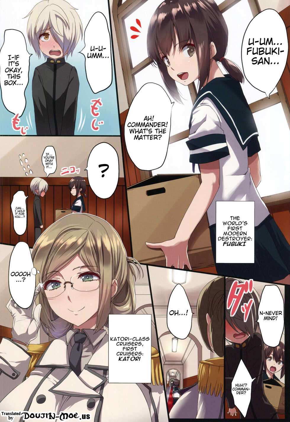 (C88) [Gate of XIII (Kloah)] Katori-sensei no Oneshota Shiki Oppai Shidou (Kantai Collection -KanColle-) [English] {doujin-moe.us} - Page 2