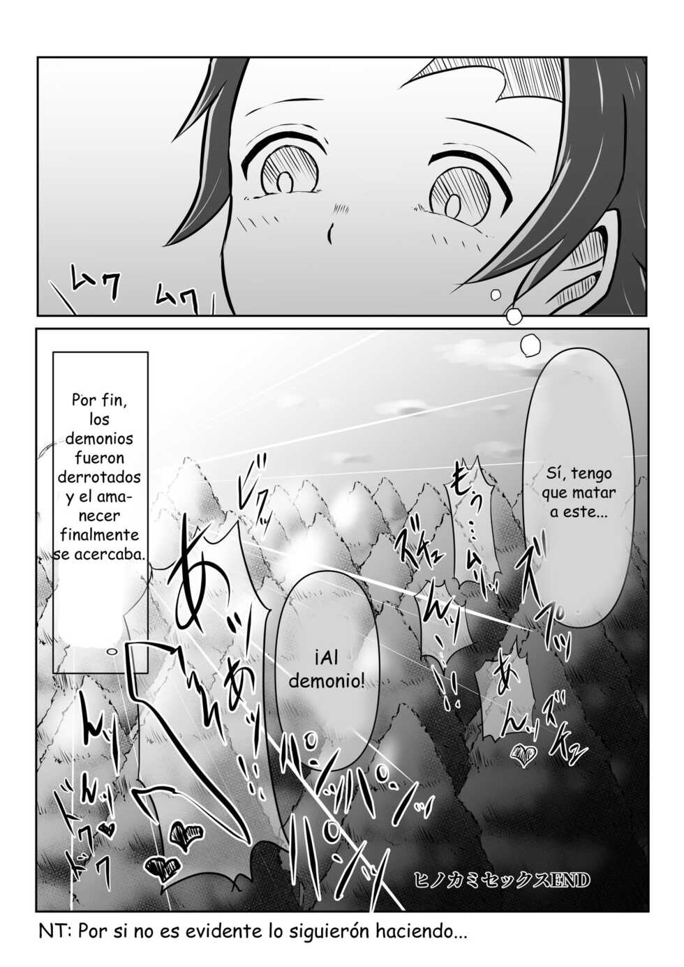 [Shironeko Nokiki] Hinokami Sex. (Kimetsu no Yaiba) [Spanish] - Page 36
