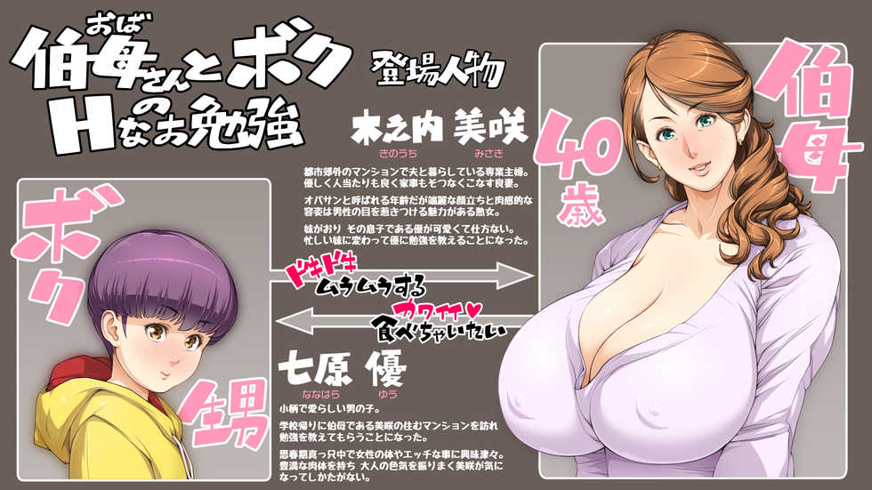 [Chibupuru] Oba-san to Boku no H na Obenkyou  | My Aunt and My Erotic Lessons [English] [Project Valvrein] - Page 2