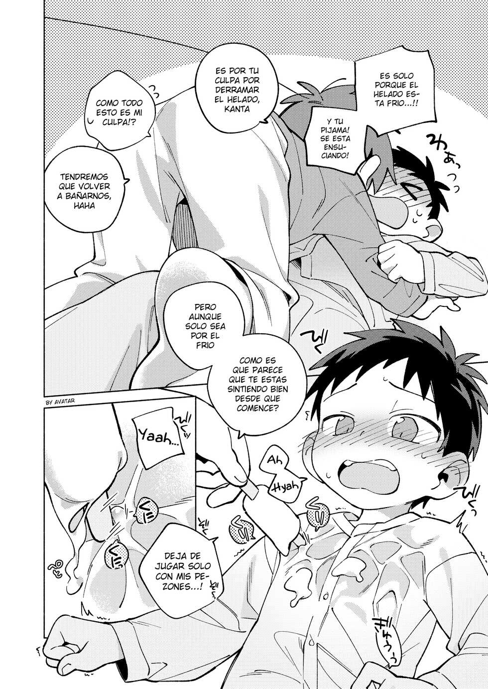 [Keito no Mori (Wool)] Tomodachi to Jikken Shite Miru Hon. Kouhen | A book about experimenting with your friend, part 2 [Spanish] [Avatar-kun] [Digital] - Page 12