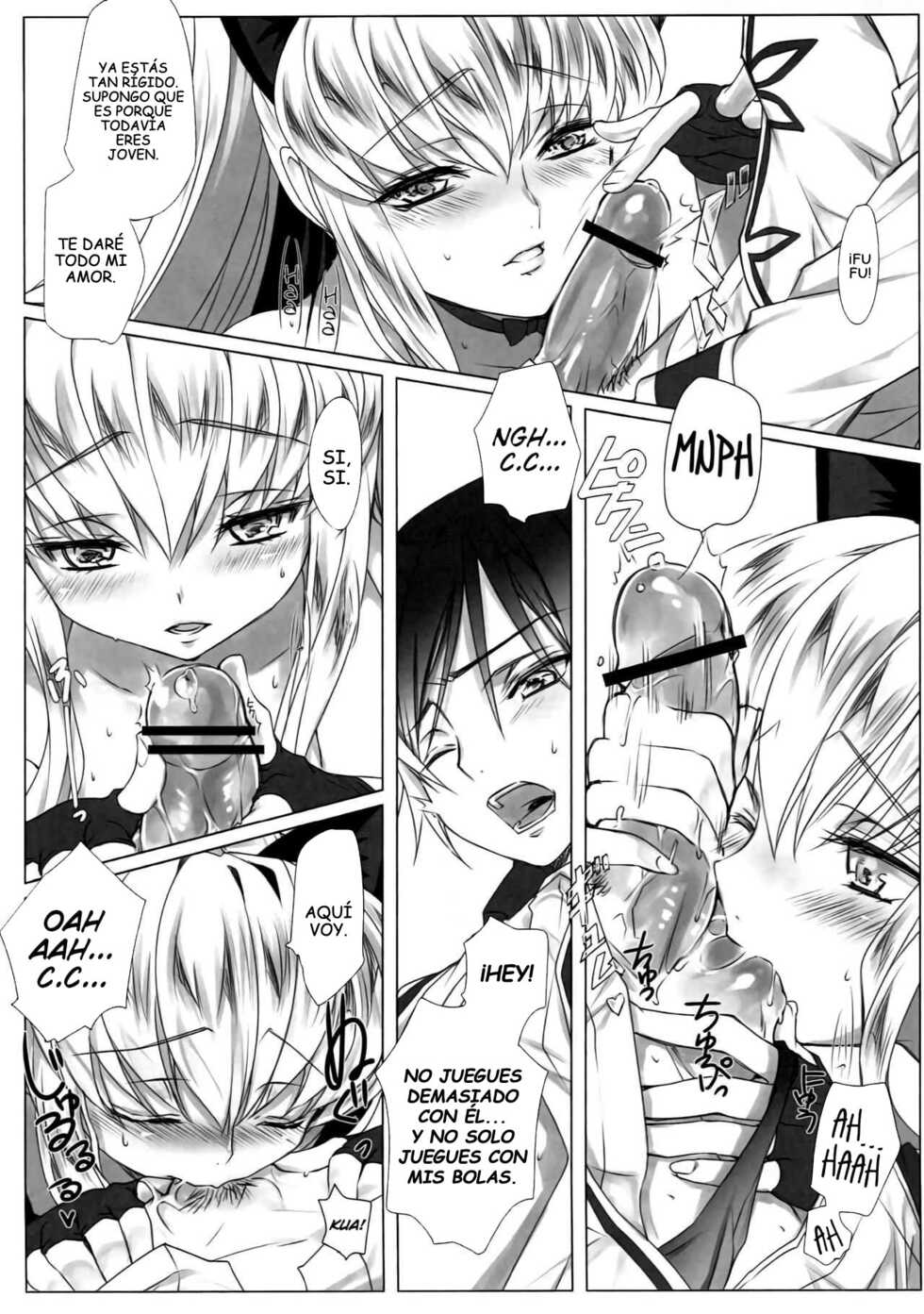 (C84) [CREAYUS (Rangetsu)] Heat Noise (Code Geass: Lelouch of the Rebellion) [Spanish] - Page 18
