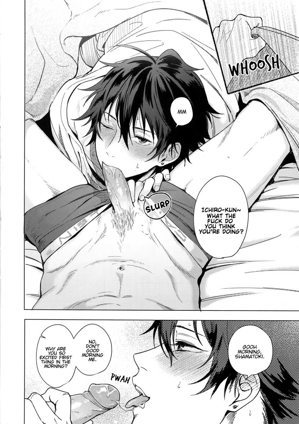 (Ore-sama Ichuu no Aitsu ni Muchuu Osaka) [Tsuboya (Kobutsushou)] Asa Seikatsu! Deluxe (Hypnosis Mic) [English] {Hypnotized Division Scans} [Decensored] - Page 3