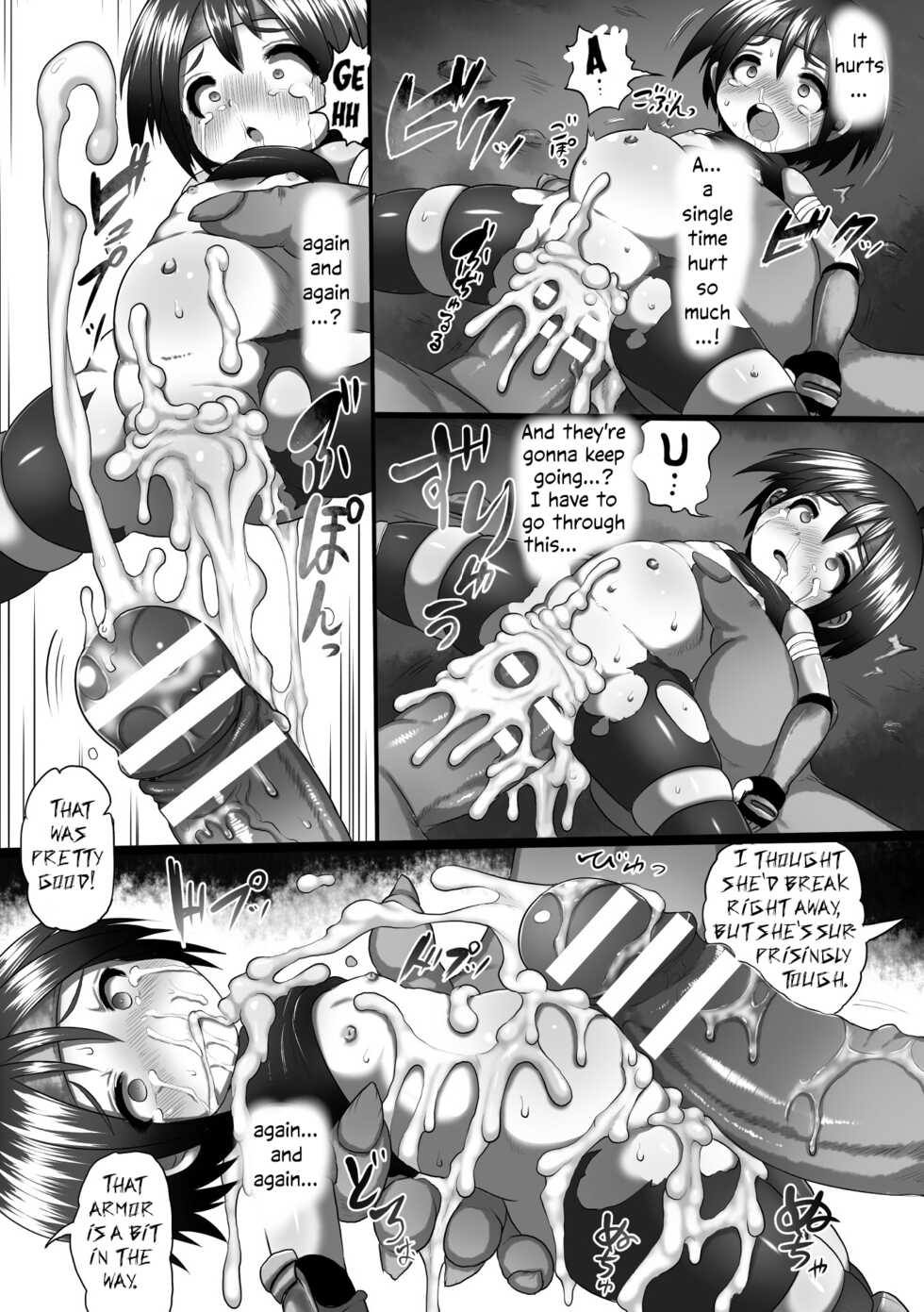 [Taikou] Senshi Ha Dekitate Shinsen Nama Onaho | This Fighter GIrl Is A Freshly Made, Living Cocksleeve (2D Comic Magazine - Syukusyouka Hiroin Kyousei Onahole Keikaku Vol. 1) [English] [Digital] - Page 11