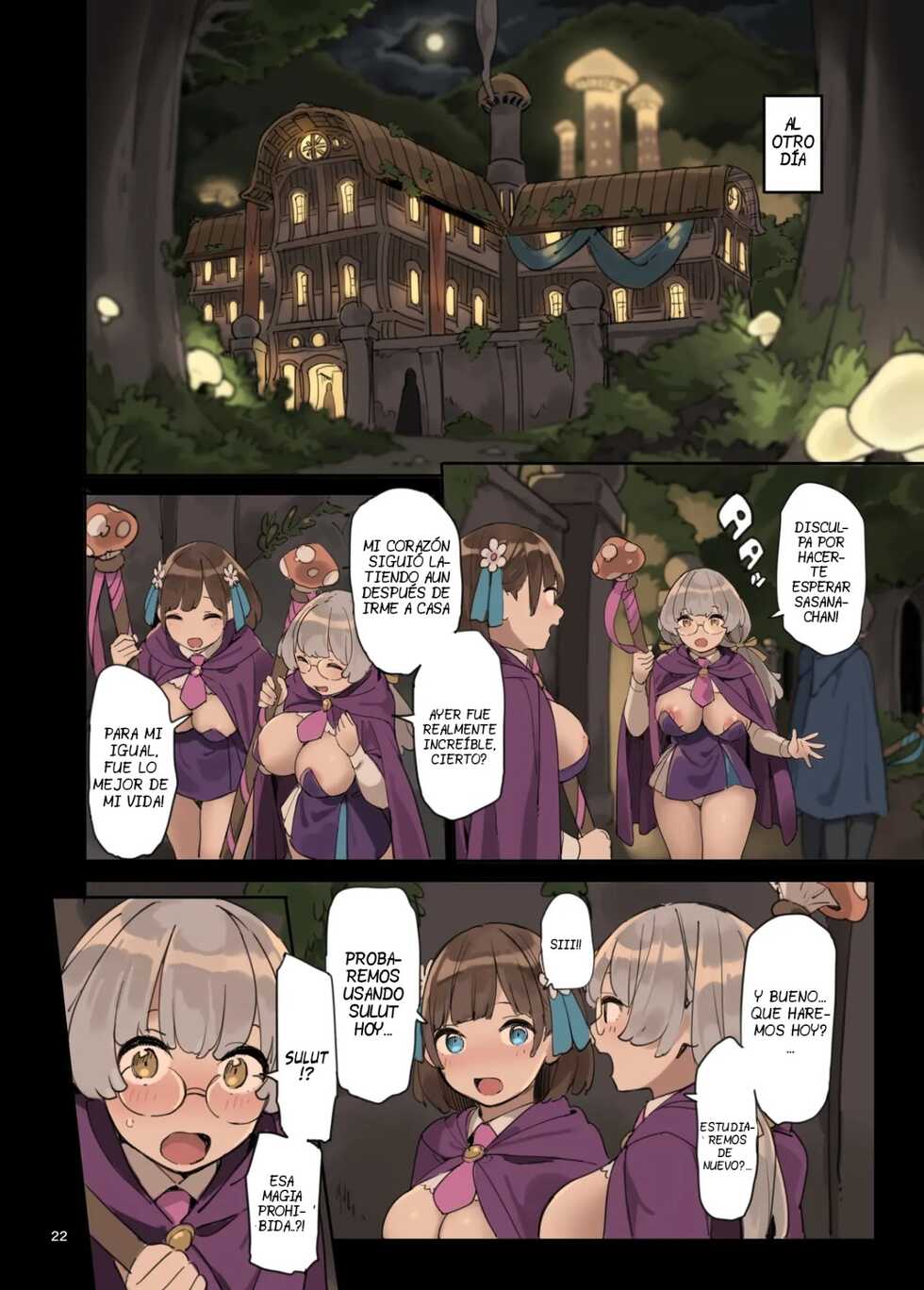 [Irotenya] Mahou de Ecchi no Obenkyou! [Spanish] - Page 22