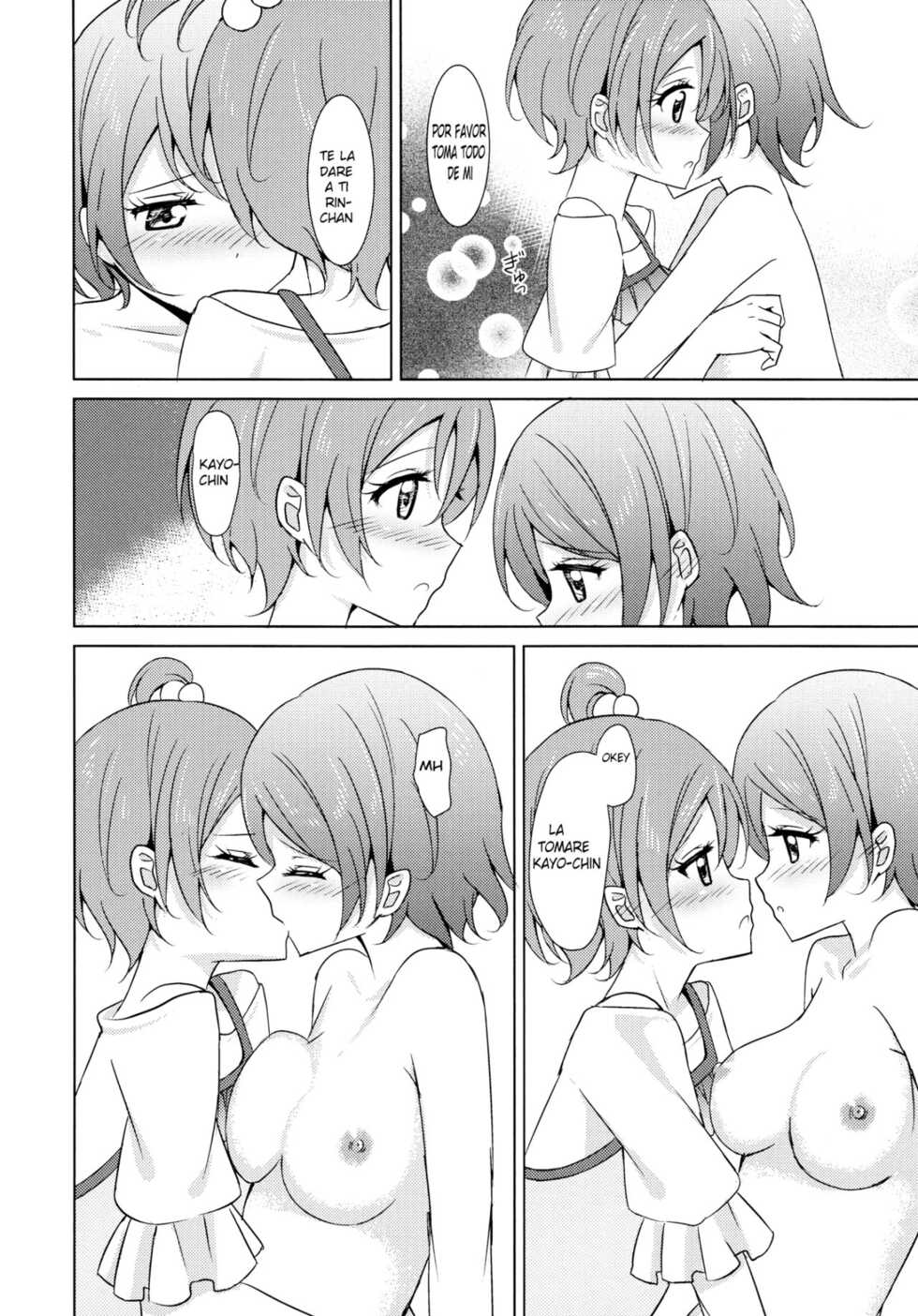 (C86) [Karoyaka Step (Fupe)] Rin-Pana Sensation! (Love Live!) [Spanish] - Page 15