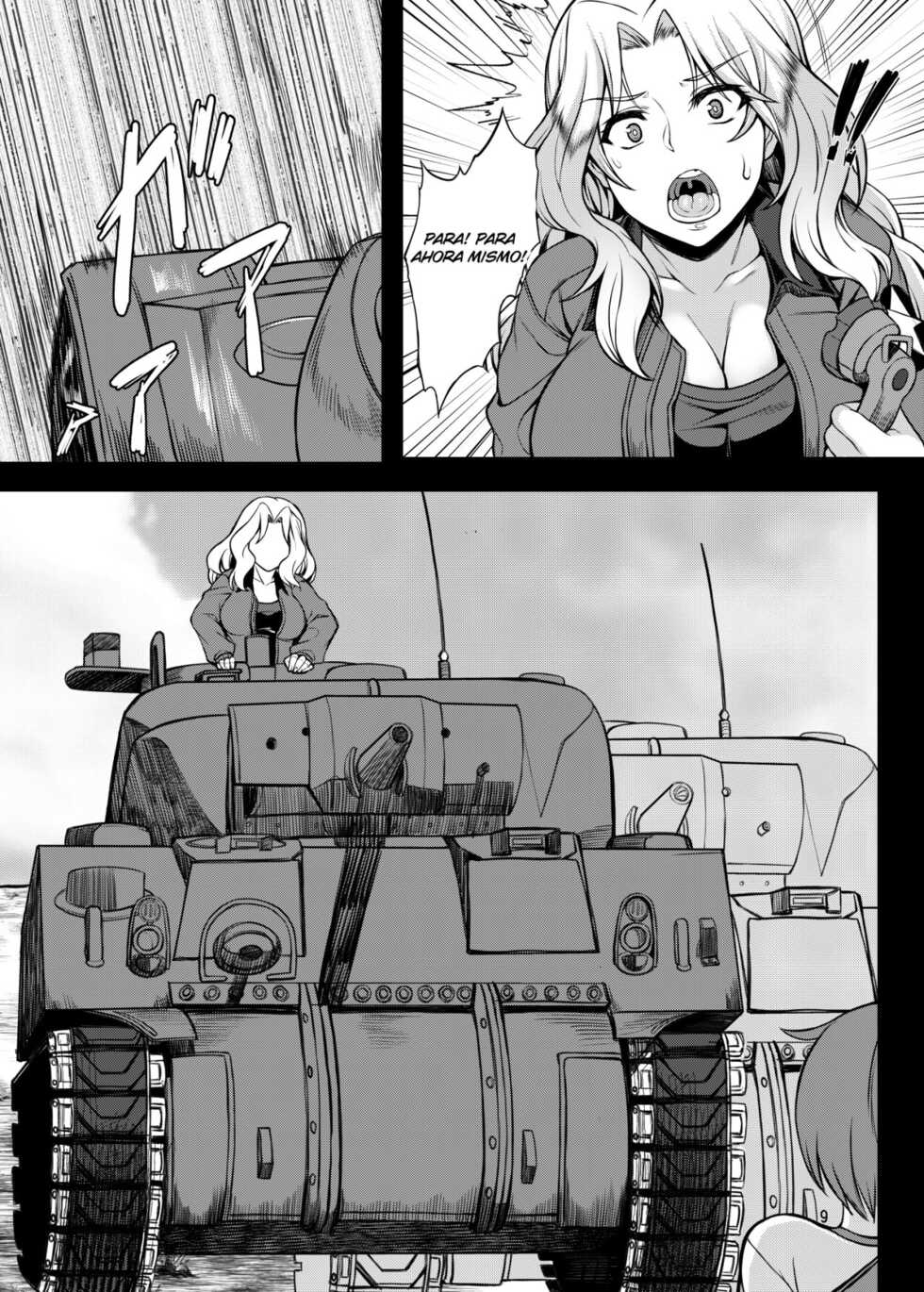 [Bomb Shelter (Orange Bull)] Beiei Sex Doumei (Girls und Panzer) [Spanish] [Allen Translations] [Digital] - Page 9