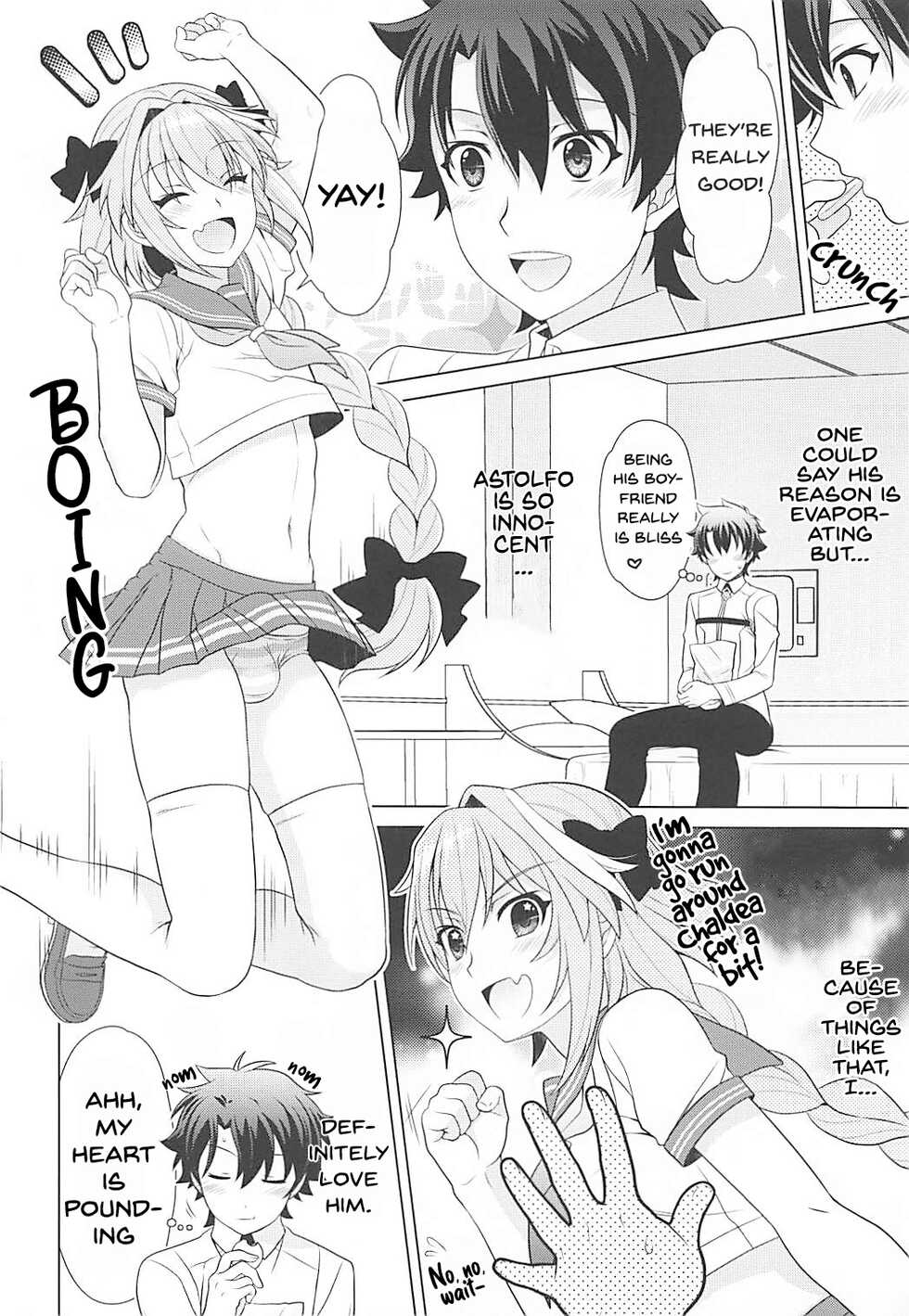 (COMIC1☆13) [Kanyou Shounen (URA)] Motto Kyou kara Boku wa Master no Koibito (Fate/Grand Order) [English] - Page 3