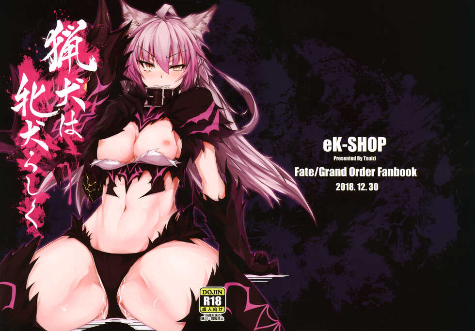 (C95) [eK-SHOP (Tsuizi)] Ryouken wa Mesuinu Rashiku (Fate/Grand Order) - Page 1