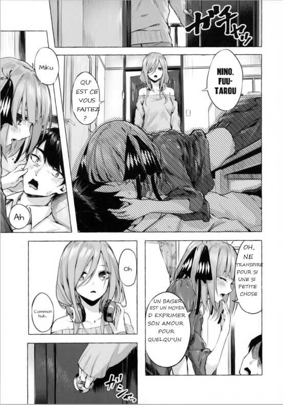 [Sawaraya Shoten (Sahara Gensei)] Hanayome no Kakuritsu (Gotoubun no Hanayome) [French] [Incomplete] - Page 4