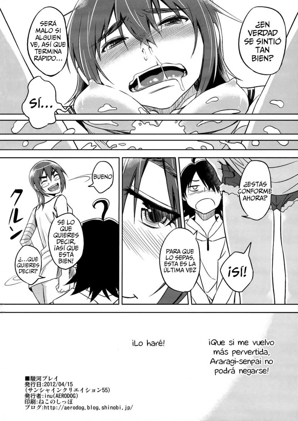 (SC55) [AERODOG (inu)] Suruga Play (Bakemonogatari) [Spanish] - Page 25