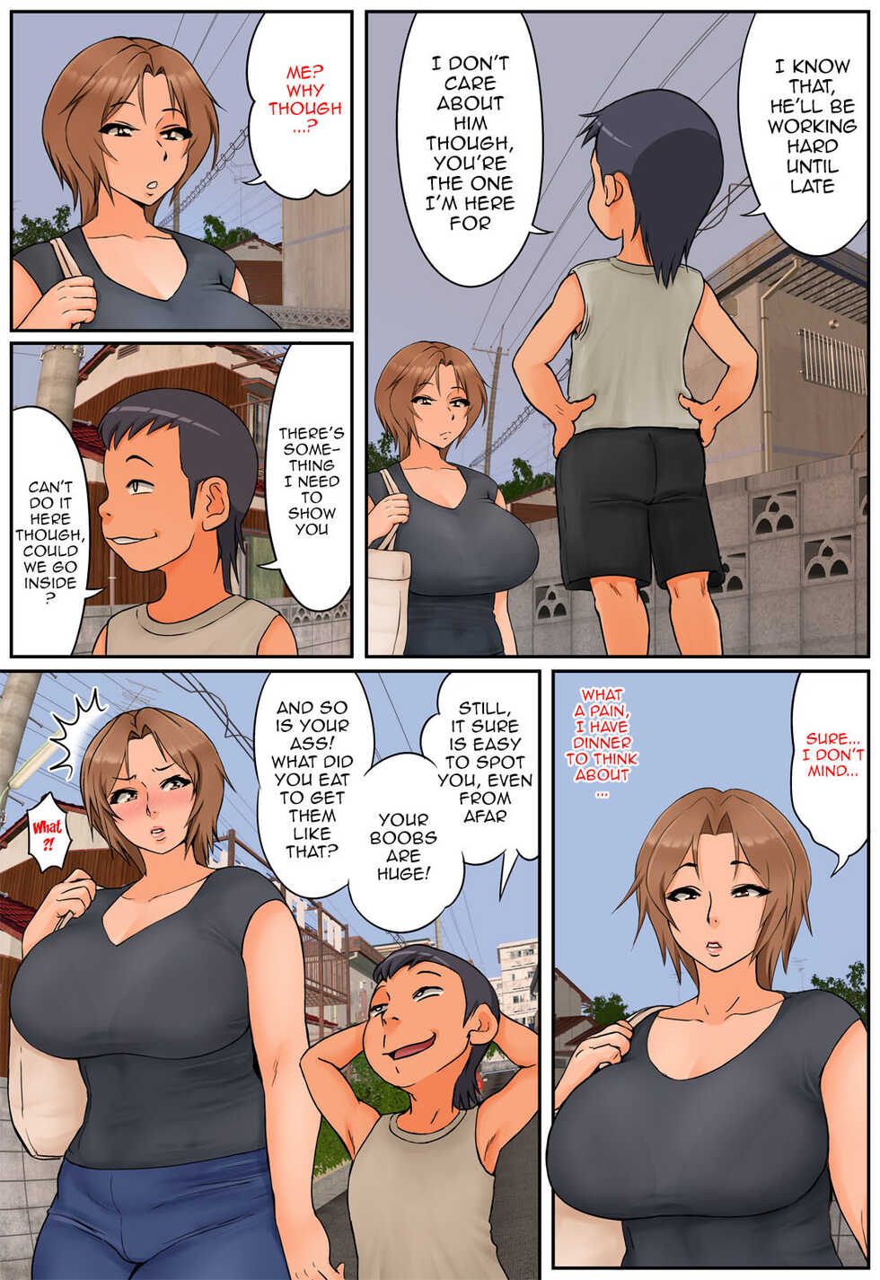[Rapurando] Tomodachi no Hahaoya ga Keitai no Motoyan datta node Yowami o Nigitte Yaritai Houdai shite mita [English] {Doujins.com} - Page 7
