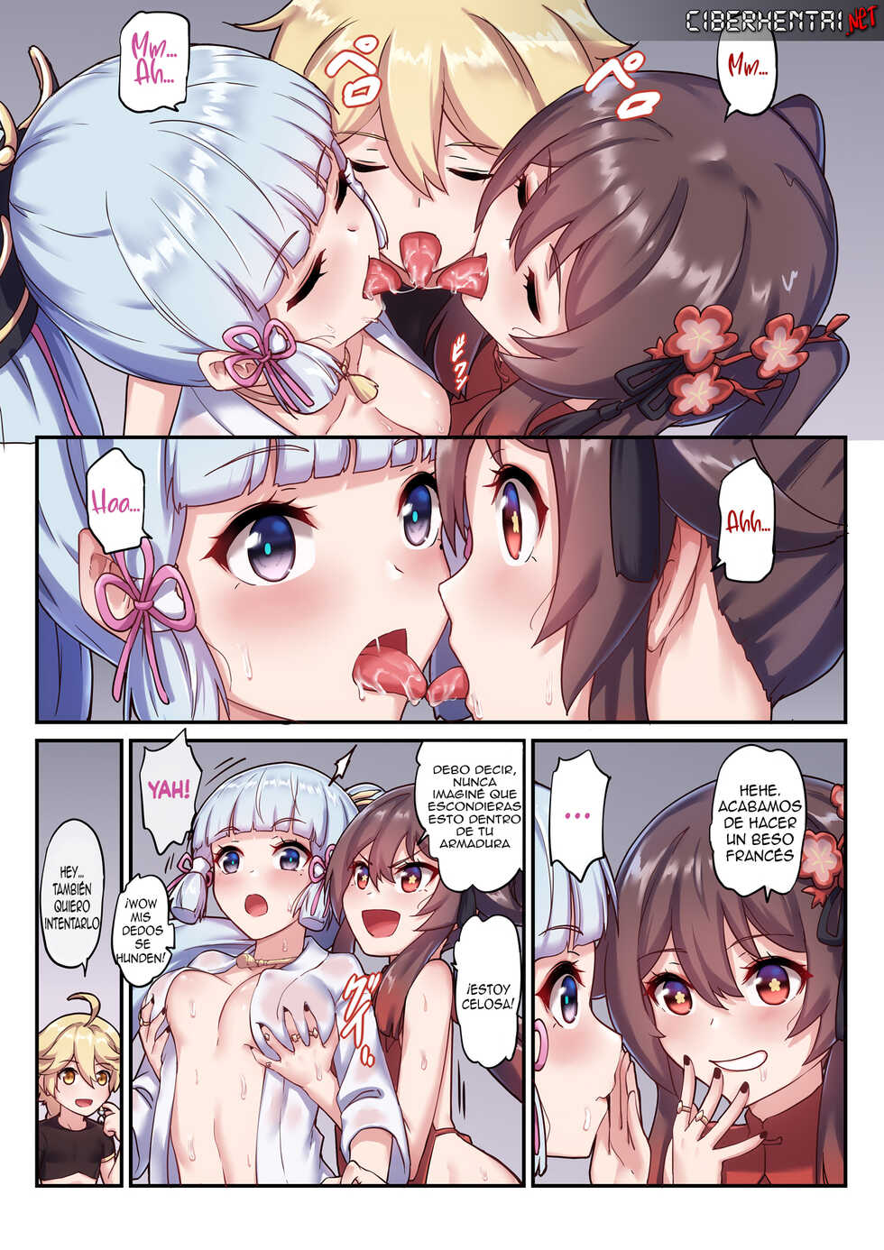 [Longbow Flintlock] The Traveler's Wives Hu tao & Kamisato Ayaka (Genshin Impact) (Spanish) - Page 6