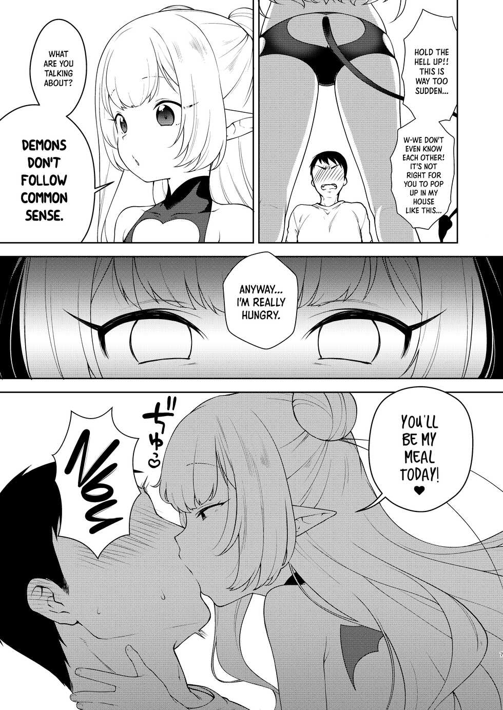 [Kaniya (Kanyapyi)] Chibi Succu Shiko Life | A Life of Getting Jerked Off by a Tiny Succubus [English] [Panatical] [Digital] - Page 6