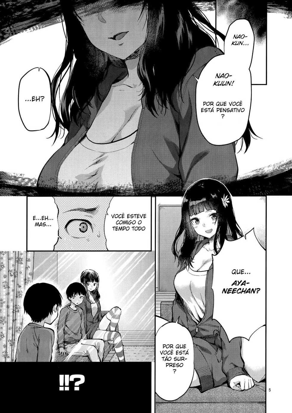 (COMIC1☆15) [Lv.X+ (Yuzuki N Dash)] Hatsu Koi no Onee-san ni Amaetai Dake no Jinsei Datta [Portuguese-BR] [DiegoVPR] - Page 4