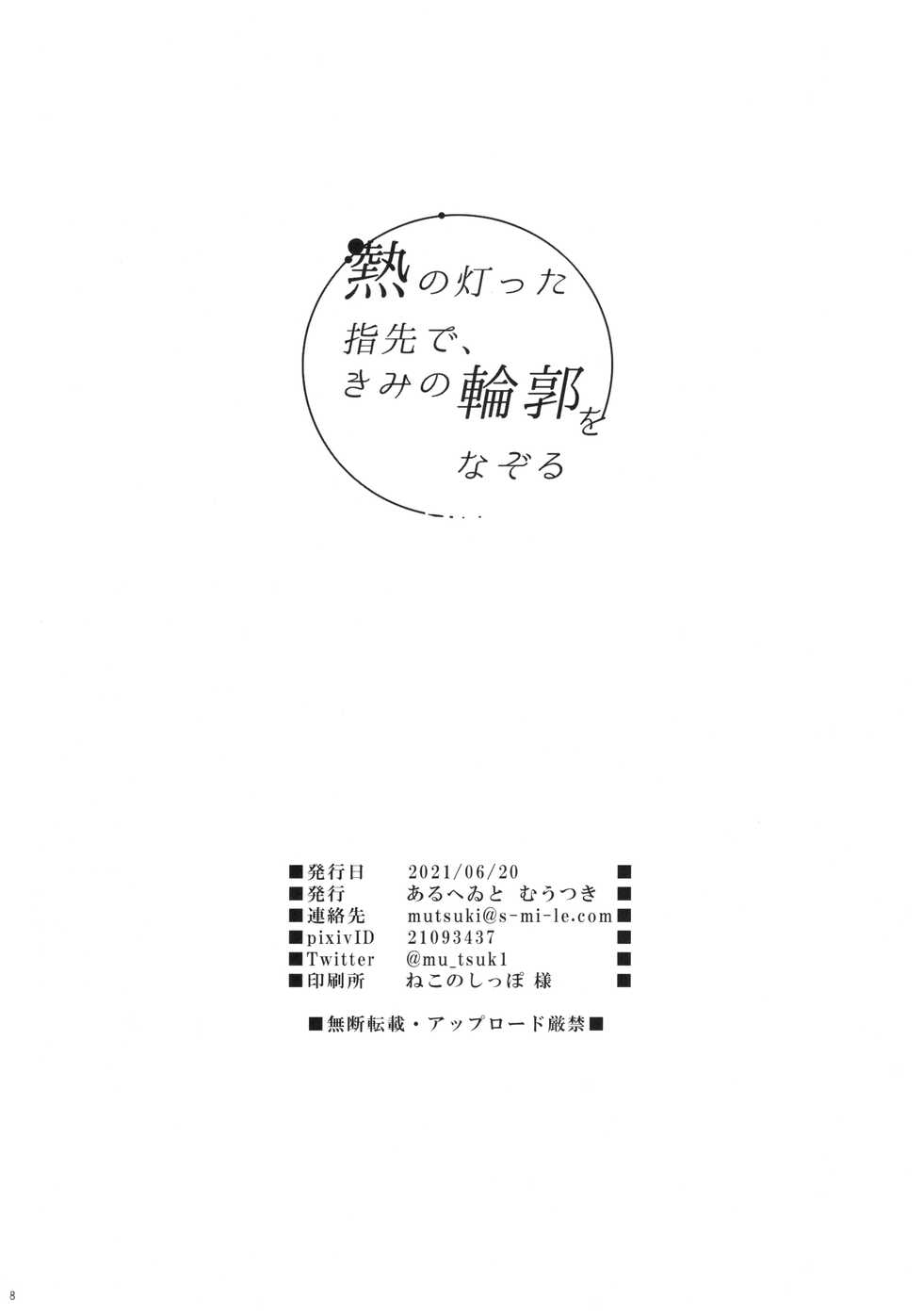 (SC2021 Summer) [Aruheito (Mutsuki)] Netsu no Tomotta Yubisaki de, Kimi no Rinkaku o Nazoru (Fate/Grand Order) [Spanish] [Rakuen Translations] - Page 27