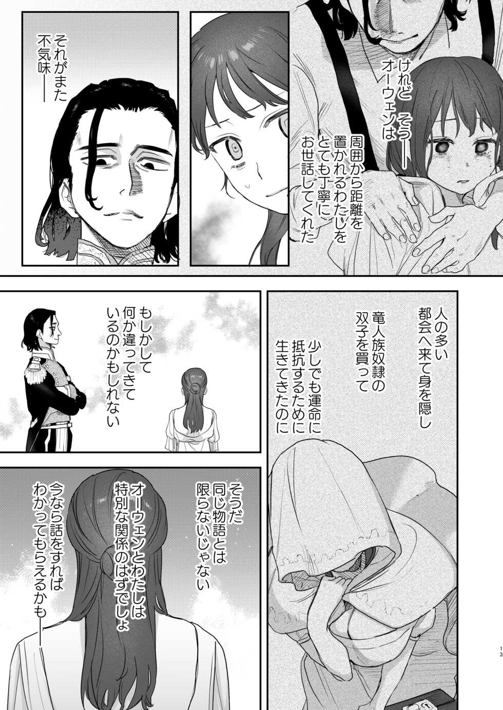 [Mauve (Oniben Katze)] dog eat dog era ~Iinazuke no Mahou Kishi to Saimin Jinmon~ - Page 13