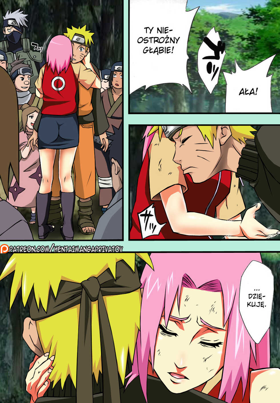 (C80) [Karakishi Youhei-dan Shinga (Sahara Wataru)] Saboten Campus (Naruto) [Polish] [Colorized] [Privatov] - Page 4